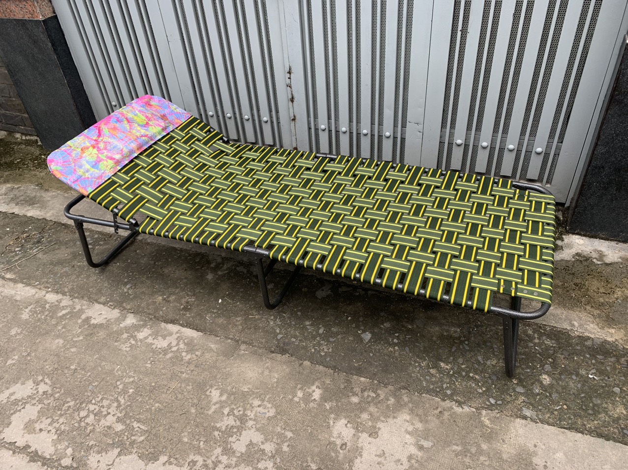 giường xếp day dù đan giá rẻ